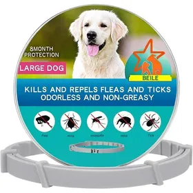 Meilleurs prix pour 1 Unité Collier Antiparasitaire Chien Et Chat - 8 Mois De Protection - Contre Les Puces Tiques Moustiques Acariens Et Poux