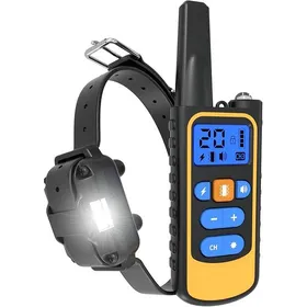Meilleurs prix pour Collier Automatique à Citronnelle Anti-Aboiement - 2 Modes Sensitive Efficace jaune COLLIER ANTI-ABOIEMENT