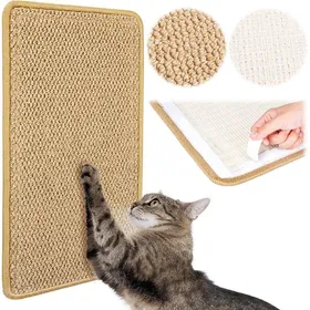 Meilleurs prix pour Grattoir pour chat - YSFMODE - Beige - Sisal de haute qualité - 60x40 cm - Auto-adhésif