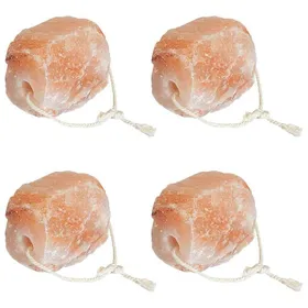 Comparer les prix de Pierre à lécher au sel de lHimalaya - vidaXL - Lot de 4 - Forme cylindrique - 9.5 kg - Rose - Pour extérieur