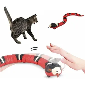 Comparer les prix de Jouet Chat Interactif pour Rechargeable Smart Sensing Toys De Chat électroniques Automatique Jeu Serpent électronique USB