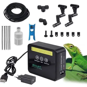 Meilleurs prix pour Brumisateur Terrarium Reptile Système de Brumisation avec Minuterie et Buse est Réglable à 360° Noir Smart Touch noi HUMIDIFICATEUR