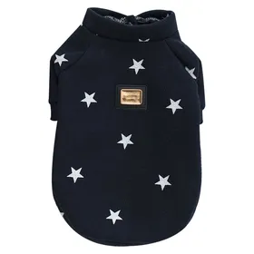 Comparer les prix de Vêtements pour animaux de compagnie Vêtements dautomne et dhiver pour animaux de compagnie Pull cinq étoiles pour chien