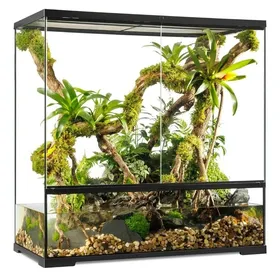 Comparer les prix de Terrarium Paludarium 90x45x90cm Reptile Et Amphibien Pro Paludarium Pt4414 - Exo Terra