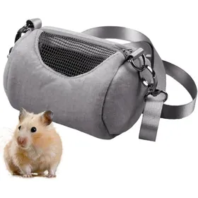 Meilleurs prix pour 1 Sac de transport pour animaux sac à dos en peluche matière velours sangle réglable pour hamster lapin oiseau .