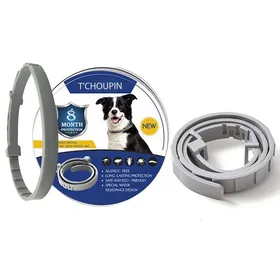 Meilleurs prix pour Collier anti-puces pour chien -  TCHOUPIN - collier antiparasitaire réglable et imperméable - collier anti-insectes pour animaux