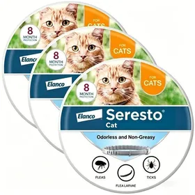 Meilleurs prix pour Collier anti-puces et tiques Seresto pour chats recommandé vétérinaires 8 mois de protection  Lot de 3