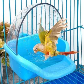 Meilleurs prix pour Bain doiseaux suspendu pour perruches ondulées accessoire pour petits oiseaux perroquets et calopsittes