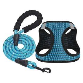 Meilleurs prix pour Harnais pour animaux - Taille M Respirant facile à mettre et à enlever Taille ajustable avec poignée Convient aux petits chiens