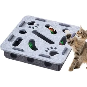 Comparer les prix de 1pcs Puzzle chat – Labyrinthe 3D sonore – anti-griffes – pour jeu actif intérieur