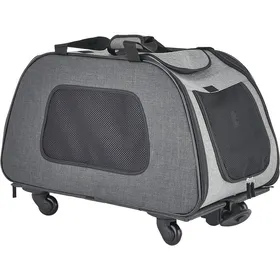 Comparer les prix de Sac À Roulettes Pour ChienNoir/Gris34X43X67 Cm