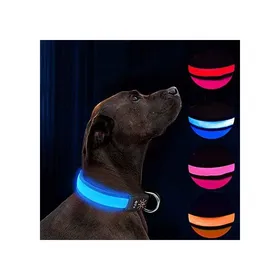Meilleurs prix pour Collier de Chien LED Light Up Collier de Chien Rechargeable USB étanche Bande de Chien de Nuit avec 3 Modes Lumineux Rend Votre
