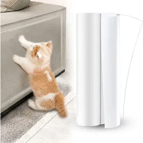 Comparer les prix de Ruban adhésif protecteur pour arbre à chat XVX 3m x 45cm - Lot de 2 feuilles antigriffes
