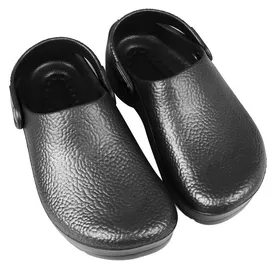 Comparer les prix de SURENHAP Chaussures de Cuisine Antidérapantes pour Été Noir Respirantes Antidérapantes Légères Noir 41