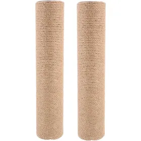 Meilleurs prix pour 2 poteaux griffoir chat rechange vertical DIY aire de jeu félin