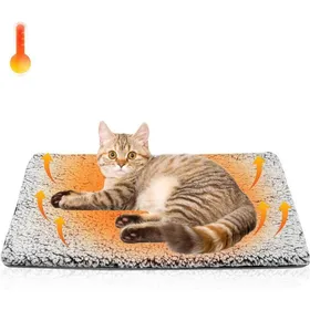 Comparer les prix de Coussin pour chien - Coussin pour cage - Coussin pour animaux - Lit chauffant pour chat - Tapis ultra-chaud pour chats et chiens -
