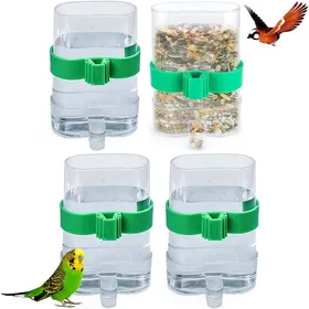 Meilleurs prix pour Pièces Distributeur danimaux de Compagnie Automatique Distributeur deau Plastique Transparent Abreuvoir À Oiseaux Automatique