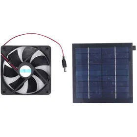 Meilleurs prix pour Kit de ventilateur à panneau solaire 20W étanche IP65 pour lextérieur petits poulaillers serres abris pour animaux domestiqu