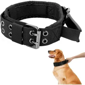 Comparer les prix de (35-45cm) Collier de Chien Tactique avec Poignée Commande Militaire Collier Réglable Chien RembourréBoucle en Métal Nylon Collier