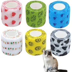 Meilleurs prix pour 6 rouleaux de bandages pour chiens spécialement conçus pour les animaux respirants et auto-adhésifs