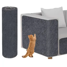 Meilleurs prix pour Housse anti griffe de chat canape anti griffe 40x200cm,Tapis Griffoir,Griffoir Canapé Auto-adhésifs,Gris foncé