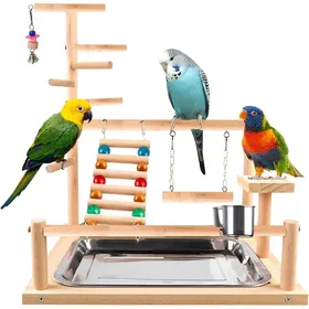 Meilleurs prix pour Aire De Jeux pour Oiseaux Jouets pour Oiseaux Aire De Jeux Perroquet Calopsittes 37x26x44CM
