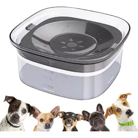 Meilleurs prix pour Gamelle Deau Sans Renversement Pour Chiens : Gamelle Pour Chien 2L Sans Bavure Gamelle Deau Pour Chien Gamelle À Eau Anti-fuite