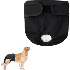 Meilleurs prix pour Couches pour chien - Couches réutilisables pour chien - Couches absorbantes lavables (1/3 de pièce) - Culottes menstruelles pour