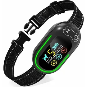Comparer les prix de Collier anti-aboiement rechargeable pour chien 4 modes sonvibrationchoc tanche IP67 rglable pour tous couleurs multiples YYV