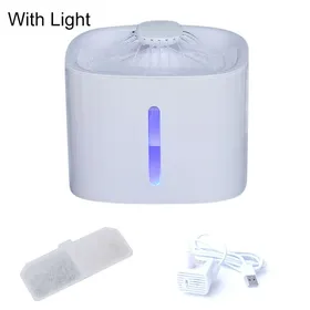 Meilleurs prix pour Fontaine à eau automatique pour chat - Phoesky - Plastique écologique - 3 L - Fenêtre de niveau deau - Blanc