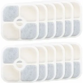 Comparer les prix de Filtres de Fontaine pour Animaux 12 PCS Compatibles avec Catit PIXI Accessoires de Distributeur dEau couleurs multiples Largeight