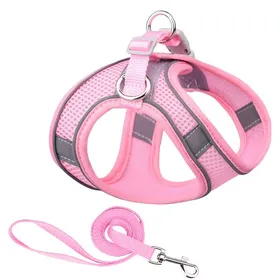 Meilleurs prix pour Ensemble harnais et laisse pour petit animal - Phoesky - Maille respirante - Doux - Réglable - Rose - XS - 150 cm