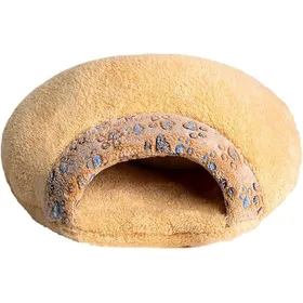 Meilleurs prix pour Sac couchage pour chat nid chaud pour animal compagnie sac couchage mignon pour animaux compagnie s jaune clair CORBEILLE