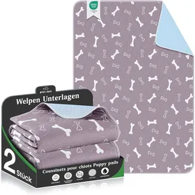 Comparer les prix de 2pc Tapis antidérapant Absorbant pour Chiots Tapis pour ChiensChatsLapins Pads dentraînement Couverture Lavable et imperméable