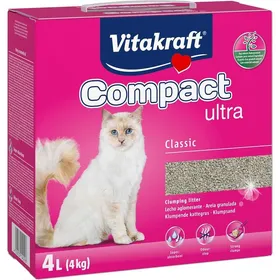 Meilleurs prix pour Litière agglomérante pour chats - SWAPY - Compact Ultra Classic 4 kg agglomérante neutralise odeurs retrait facile