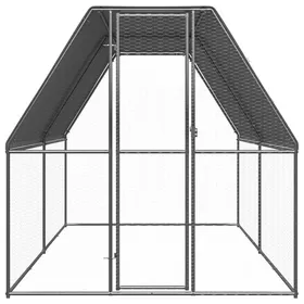 Comparer les prix de Bonne qualité - Cage enclos parc animaux - BONNIE - Poulailler dextérieur 2x4x2 m - Acier galvanisé - MAW61231835