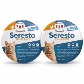 Comparer les prix de Seresto Chat lot de 2 colliers antiparasitaires