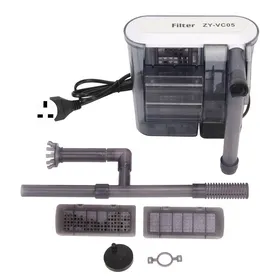 Comparer les prix de Filtre cascade aquarium – Nosheir – VC05+2 – Dégraisseur intégré débit réglable 400 L/h – silencieux – jusqu’à 50 cm
