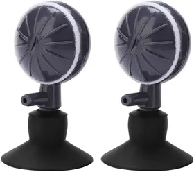 Comparer les prix de Paquet de 2 disques de pierre à Air avec ventouse pivotant réglable diffuseur de pierre à bulles d'oxygène pour Aquarium pompe