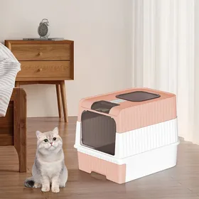 Comparer les prix de XJING-Boîte à litière pour chats - Toilettes de chat - pas dodeur - grand espace - Conception de type de tiroir - 49 * 37 * 35cm