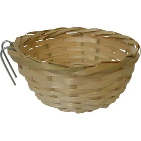 Comparer les prix de 1 Nid en Rotin pour Oiseaux Diamètre 9cm Lavable à la Main Accessoire de Cage pour Petit Oiseau Label
