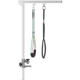 Meilleurs prix pour table de toilettage bras pliable réglable avec pince + support hanches pour chiens moyens - stable et sécurisé