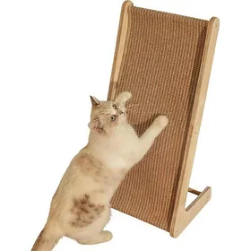 Comparer les prix de Griffoir pour en L 2 en 1 sisal Naturel et Bois Massif Hauteur 69 cm Grattoir protégeant les meubles support dorsal GRIFFOIR