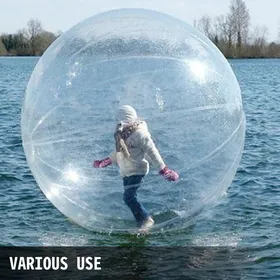 Comparer les prix de Ballon de marche aquatique diamètre 2 m matériau PVC pompe à air comprimé gonflable