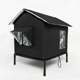 Comparer les prix de Maison pour chat dextérieur résistante au vent et à la pluie offrant un petit nid douillet à votre chat.