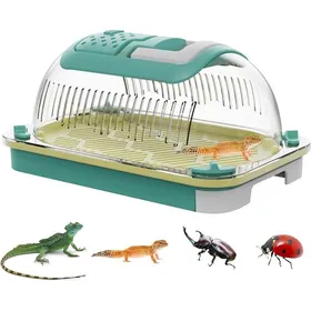 Meilleurs prix pour Enclos transparent pour reptiles Enclos portable respirant pour reptiles u2013 Terrarium lézard multifonction accessoires gecko