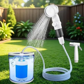 Meilleurs prix pour Ensemble de pompe à eau rechargeable équipement portable pour le nettoyage des animaux de compagnie en extérieur et en voyage