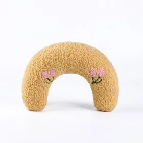 Comparer les prix de Petits oreillers pour animaux de compagnie pour petits chienschatschiotsoreiller cervical en forme de U pour lintérieur (jaune)