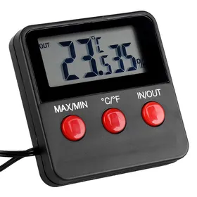 Meilleurs prix pour Thermomètre et hygromètre numérique LCD moniteur de température et dhumidité pour incubateur dœufs et animaux de compagnie