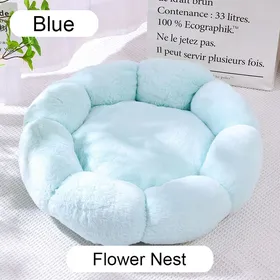 Comparer les prix de Lit rond pour animaux de compagnie40-60cmpour grand chienlit Super doux pour chatLong panier en peluche40cmStyle 2 Blue